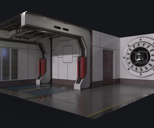ArtStation - Sci-fi Modular Panels | Game Assets