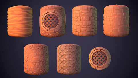 Stylized Desert Materials