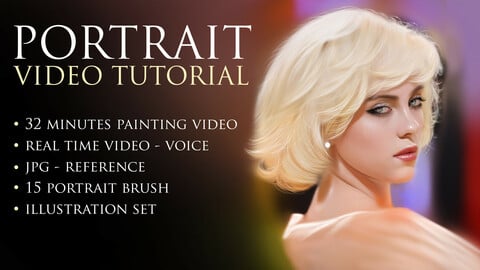 Portrait Painting in Photoshop Video Tutorial