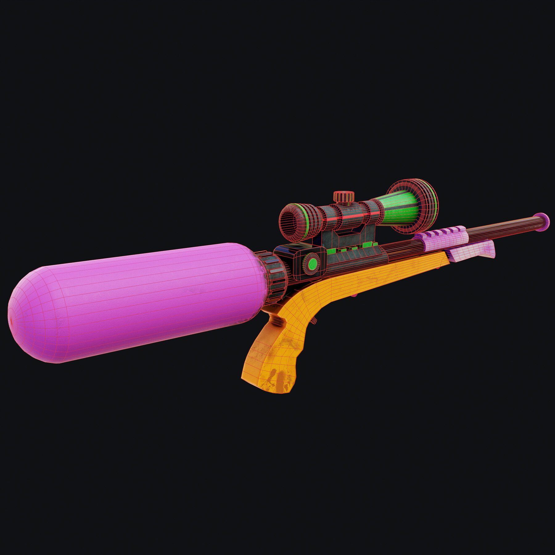 ArtStation - Water Gun PBR Low poly game ready model | Game Assets