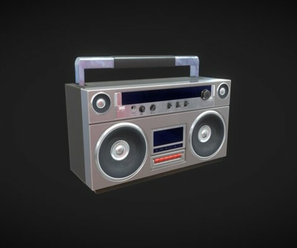 ArtStation - 3D Model Boombox - Game Ready | Game Assets