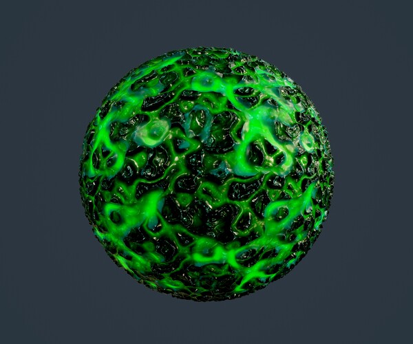ArtStation - Sci-fi Alien Hazardous Seamless PBR Texture 13 | Game Assets