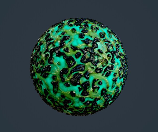 ArtStation - Sci-fi Alien Hazardous Seamless PBR Texture 19 | Game Assets