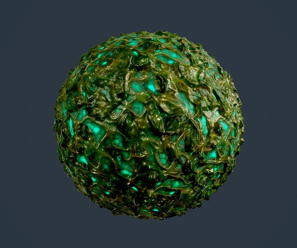 ArtStation - Sci-fi Alien Hazardous Seamless PBR Texture 27 | Game Assets