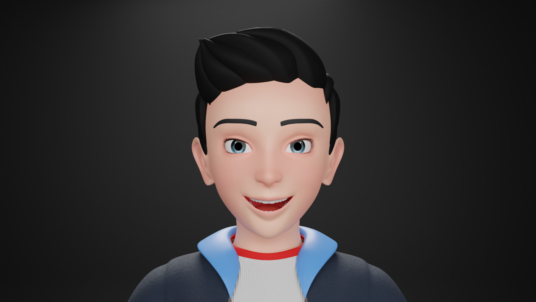 Artstation - Cartoon Boy - Fully Rigged 