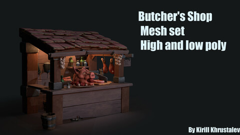 Mesh set for Butcher's Shop