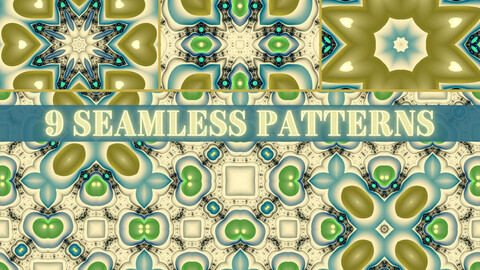 Seamless patterns pack 02 - Gorgeous tiles