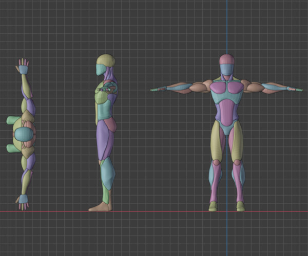 ArtStation - Stylized Male Body Base Mesh | Resources