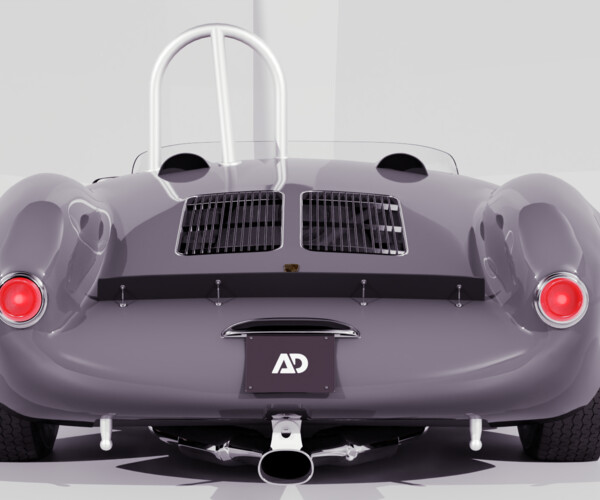 ArtStation - Porsche 550 Spyder | Resources