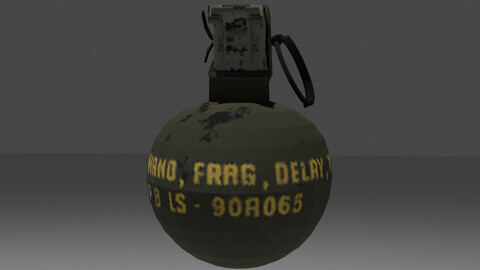 ArtStation - Frag grenade | Game Assets