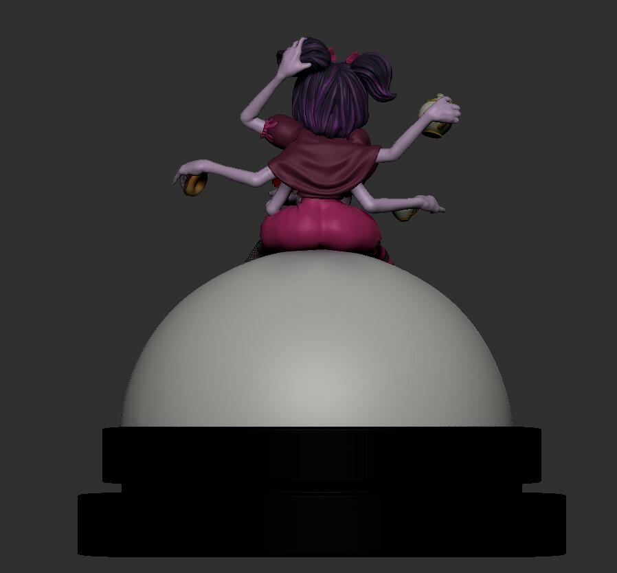 Muffet Undertale Character 3D model 3D printable