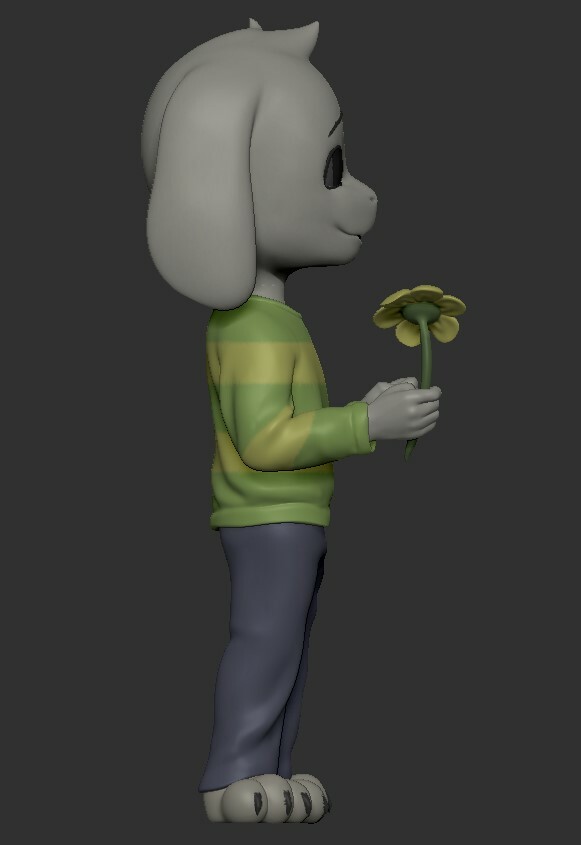 ArtStation - Undertale Characters 3D Printable Models