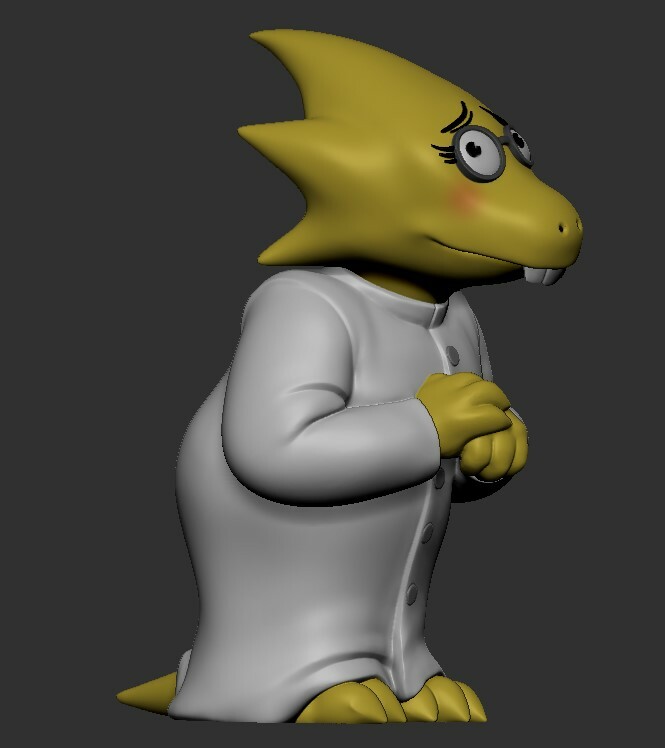 ArtStation - Undertale Characters 3D Printable Models