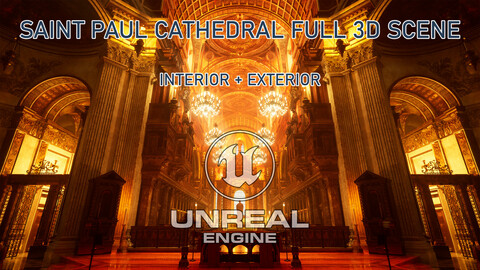 Saint Paul Cathedral Full scene Unreal Engine 5