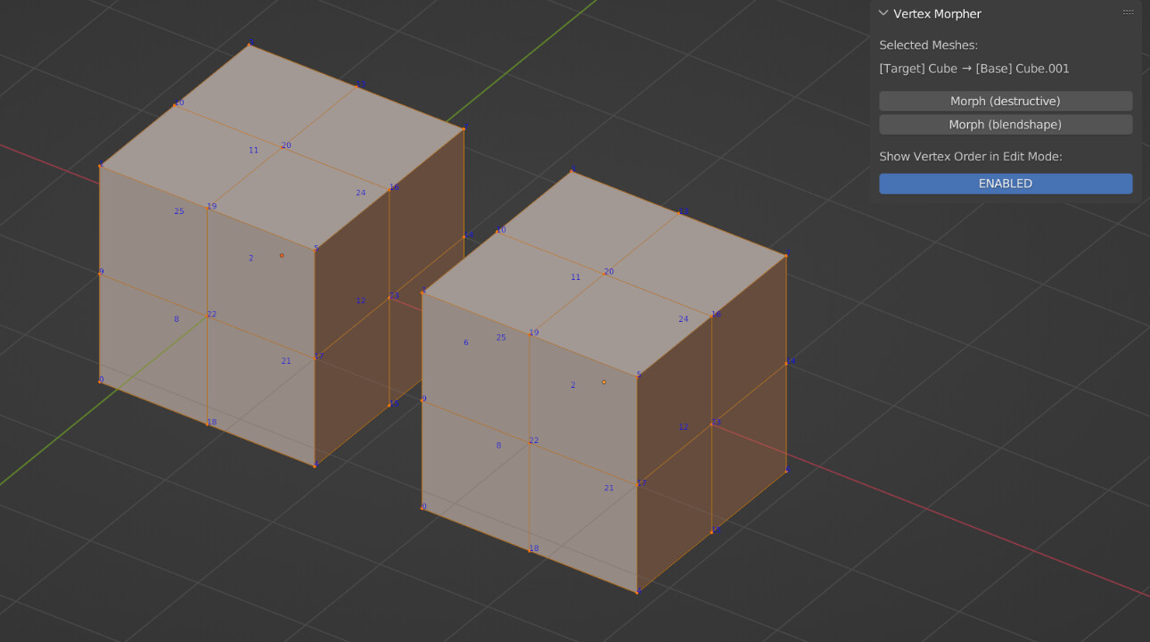 ArtStation Vertex Morpher Blender AddOn Resources