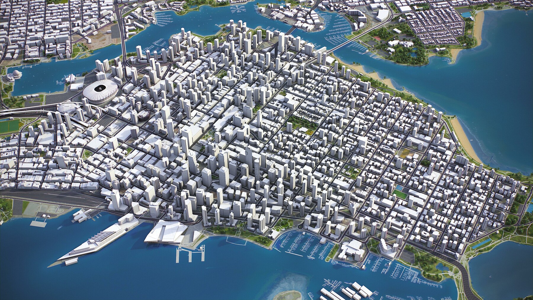 ArtStation - Vancouver - 3D city model | Resources