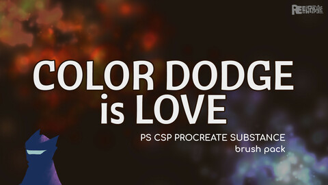 Color Dodge is LOVE [Unique Brush Series]