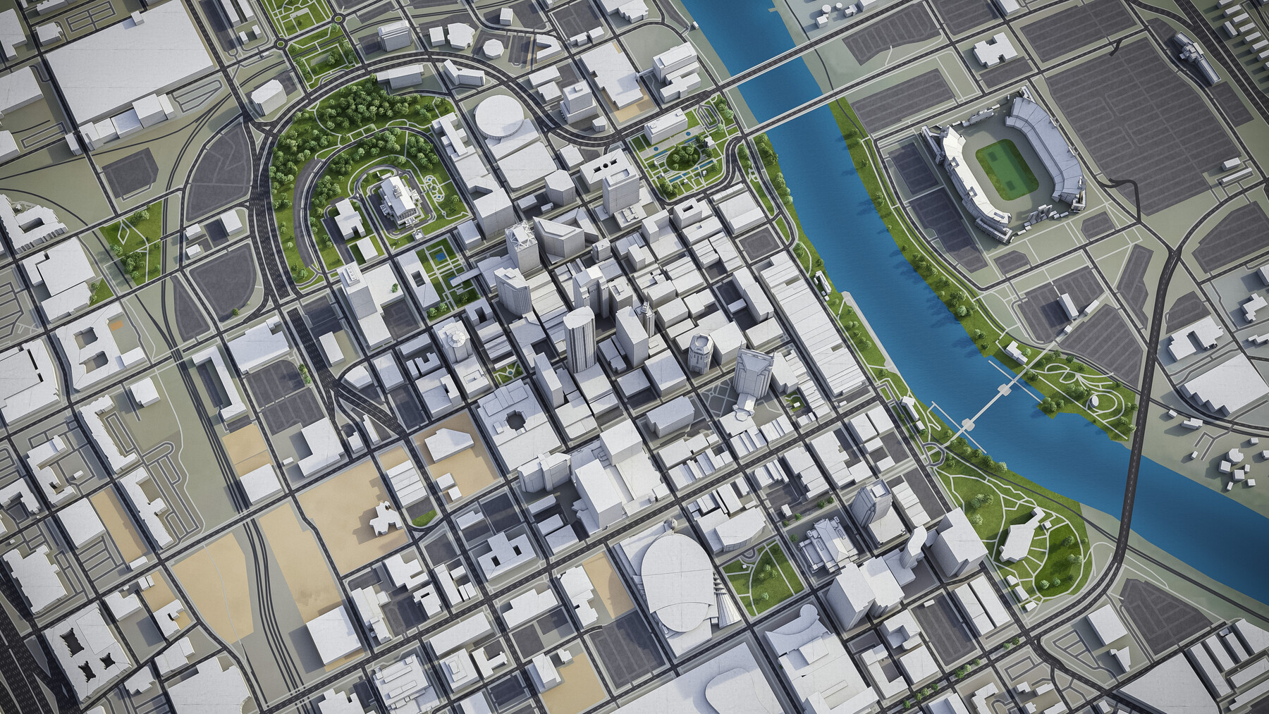 3D City Models Nashville 3D city model