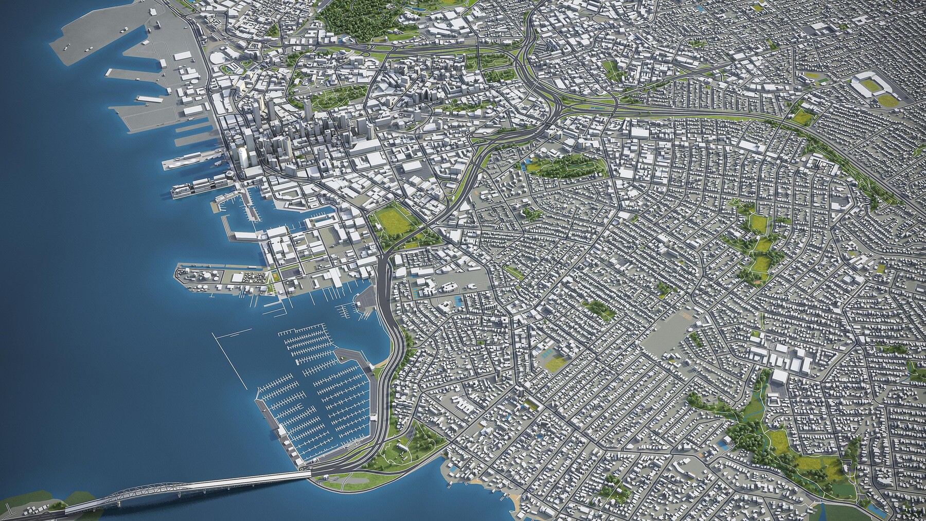 ArtStation - Auckland - 3D city model | Resources