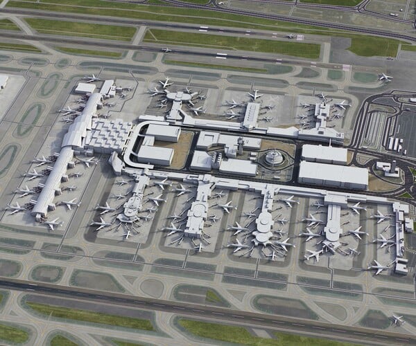 ArtStation - Los Angeles Airport - LAX | Resources