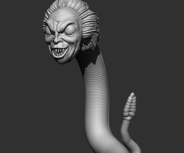 Snake Heads - 3D Printable - Buy Royalty Free 3D model by Bugawuga