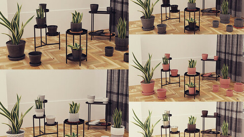 Plants pots collection vol 01