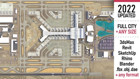Doha Hamad Airport - 3D model