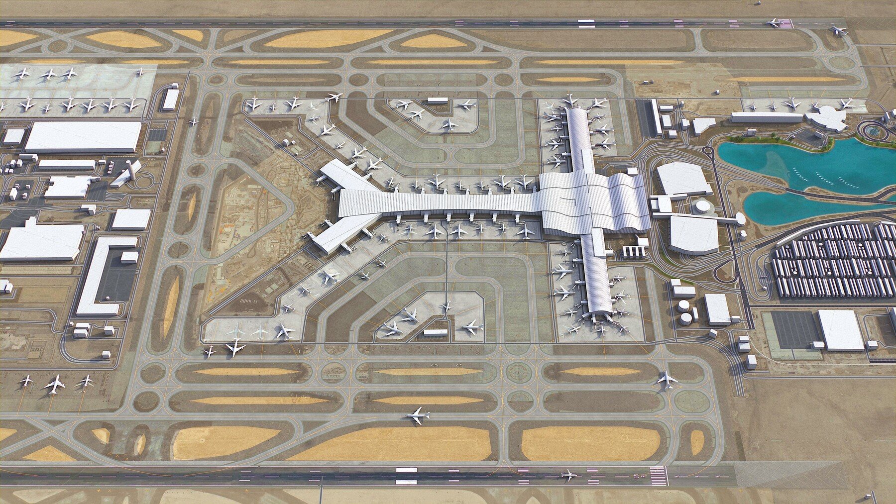 ArtStation - Doha Hamad Airport - 3D model | Resources