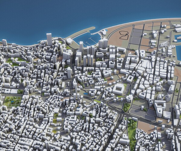 ArtStation - Beirut - 3D city model | Resources