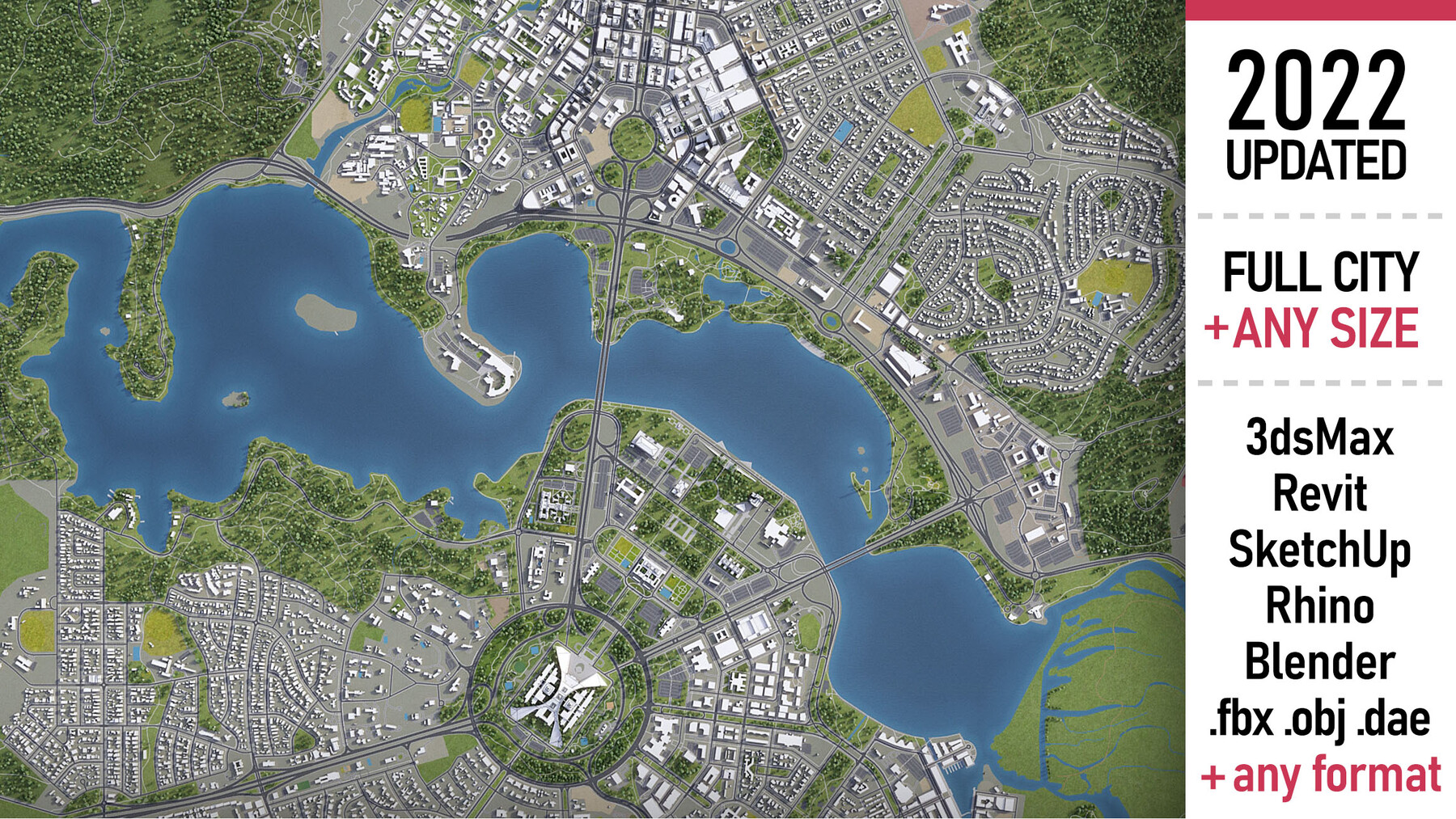 3D City Models Canberra 3D city model