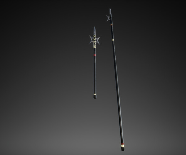 ArtStation - 15 HIGH QUALITY Historical SPEARS | Game Assets