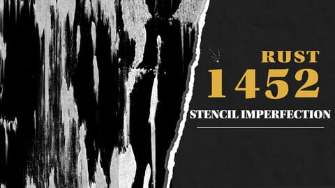 MEGA RUST PACK  --- 1452 High Quality Useful Stencil Imperfection vol.1