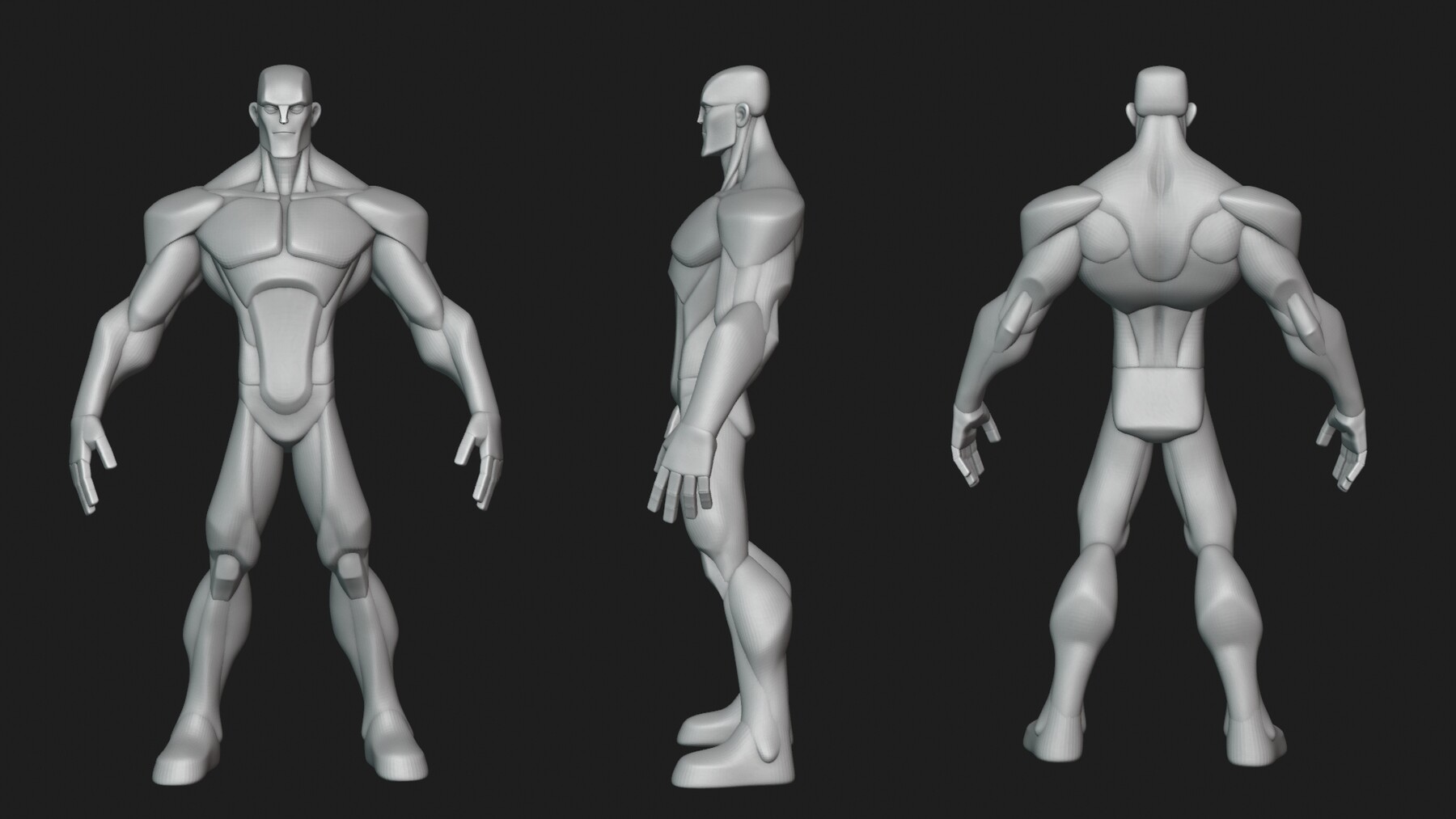 ArtStation - Infinity Hero Anatomy Blockout | Resources