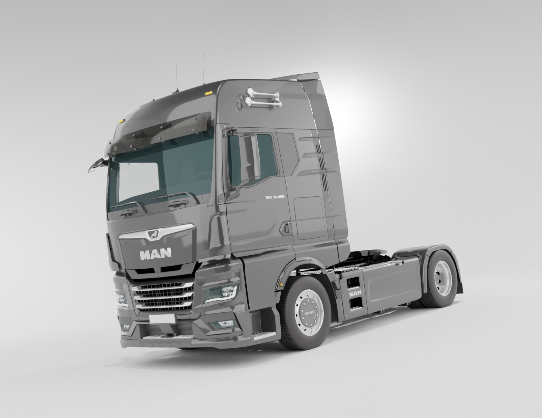 ArtStation - MAN TGX 2020 Semi Truck | Prime Mover | Game Assets