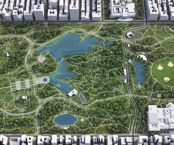 ArtStation New York Central Park 3D model Resources