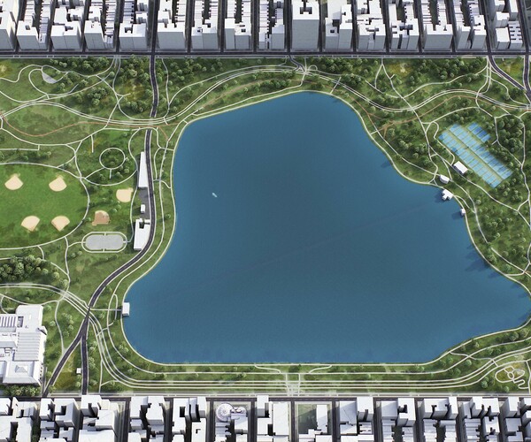 ArtStation New York Central Park 3D model Resources