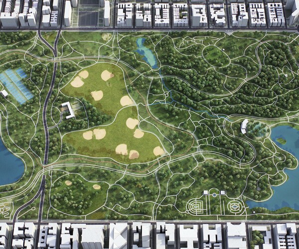 ArtStation New York Central Park 3D model Resources