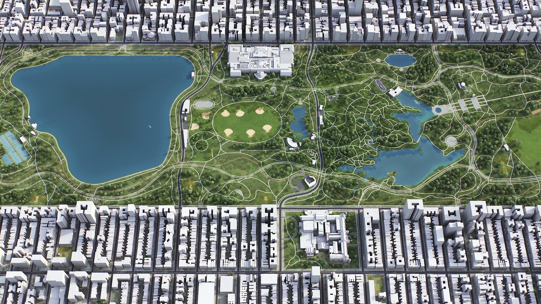 ArtStation New York Central Park 3D model Resources