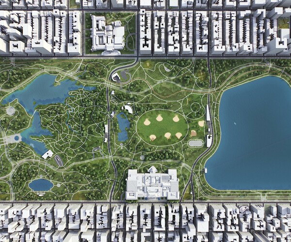 ArtStation New York Central Park 3D model Resources