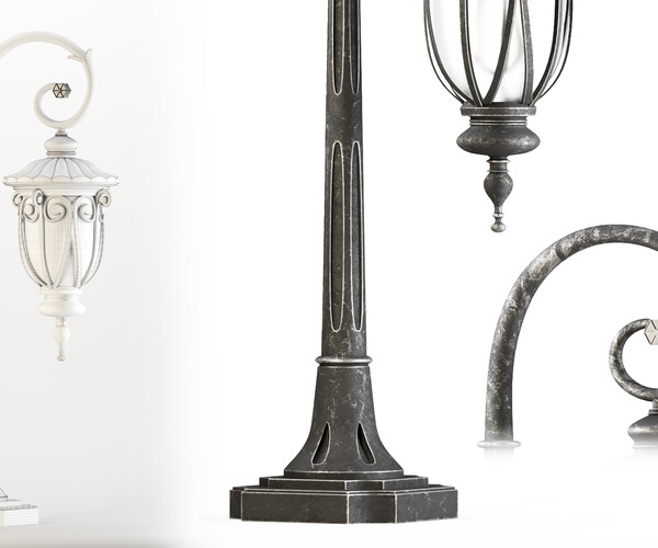 ArtStation Classic Outdoor Vintage Light 01 Resources