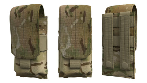 AR-AK Tactical Mag Pouch (Marvelous Designer / Clo 3D project+OBJ)