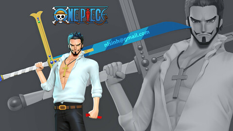 Dracule Mihawk - One Piece Fanart