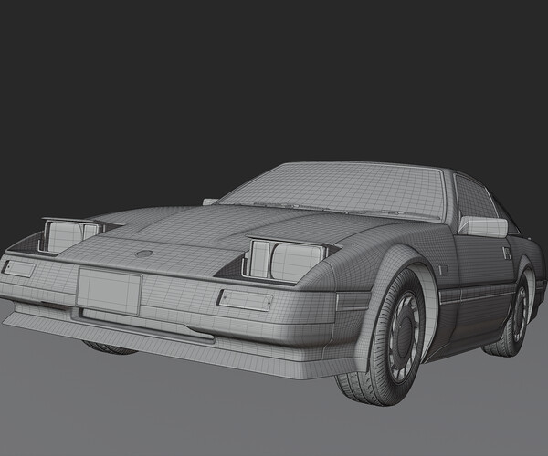 ArtStation - Nissan 300zx z31 1985 | Game Assets
