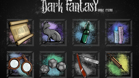 Dark Fantasy Game Items