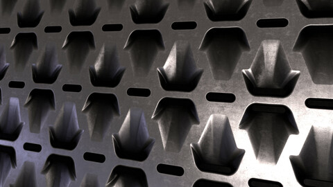 Sci-Fi Industrial Panel Tile Texture