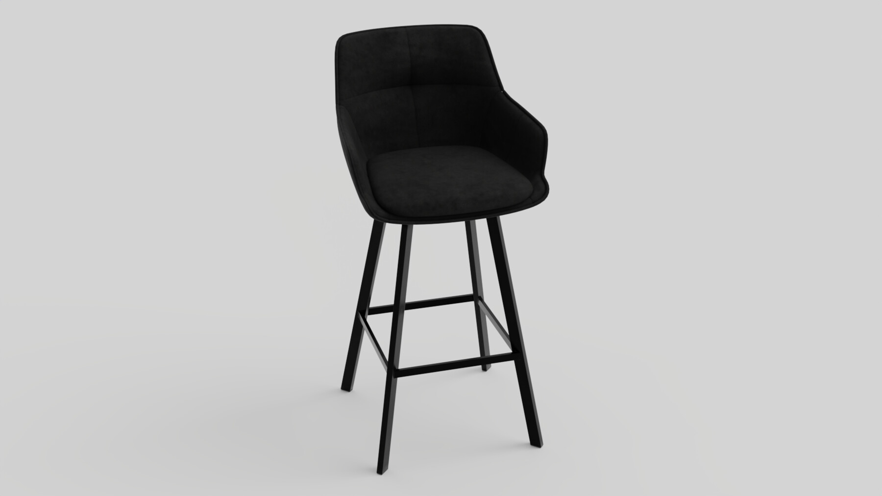ArtStation Black Krystoffer Velvet Swivel Bar Stools Resources