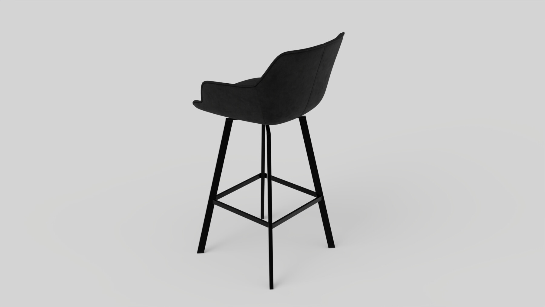 ArtStation Black Krystoffer Velvet Swivel Bar Stools Resources