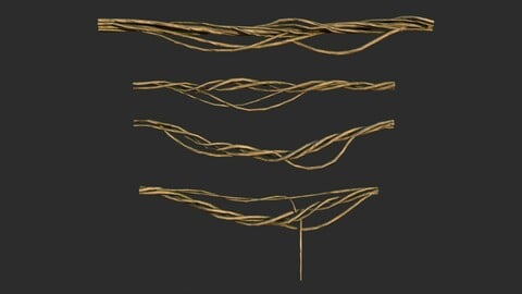 Root braided Vines Set