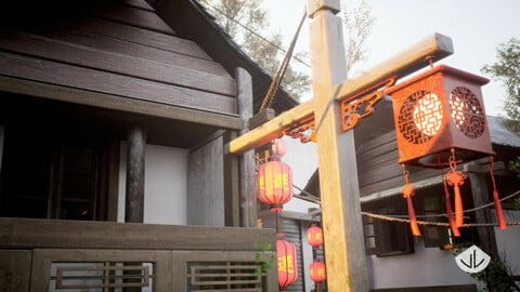 Creating Outdoor Environments - Chinese Village for Games