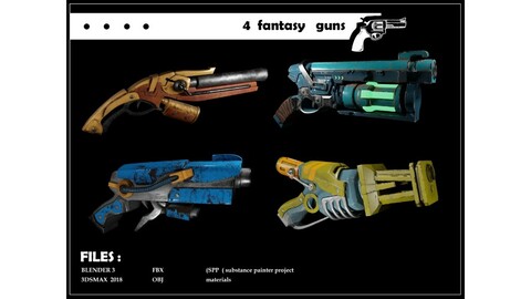 fantasy guns ( sci-fi guns)